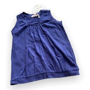 kit + lili Girls Tank Top Size 4 Sylvie‎ Navy Blue Sleeveless Knit NEW